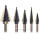 5PCS Titanium Coated Step Drill Bit